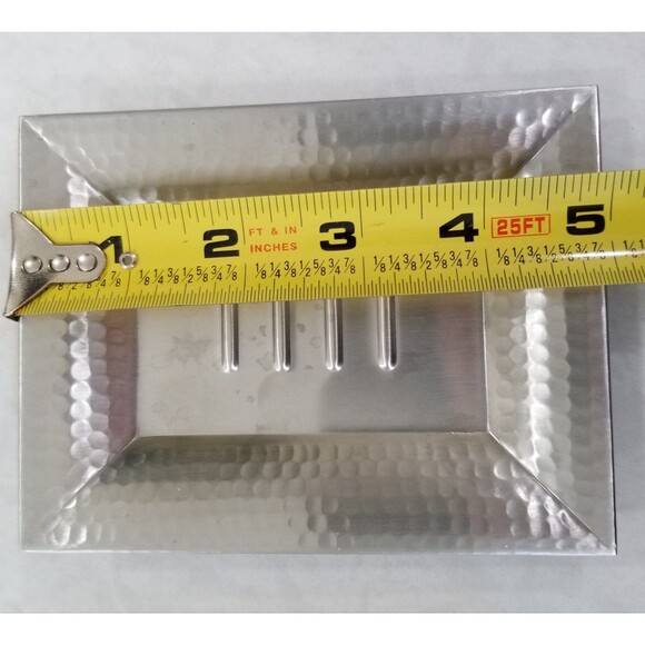 Hammered edge stainless trays made in india new - Picture 9 of 10